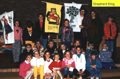 Irene Bom, Faith Gale and children's choir