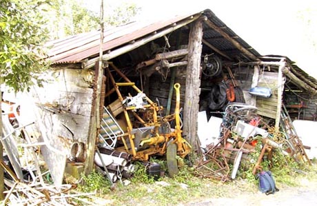 tuscan junk shed
